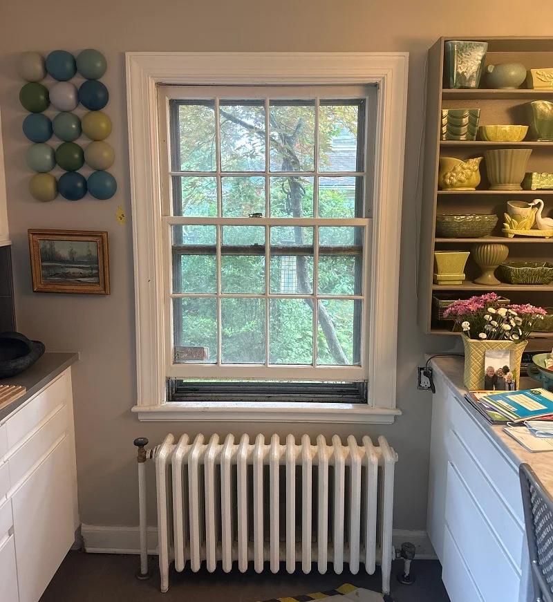 The windows in the kitchen are no longer efficient